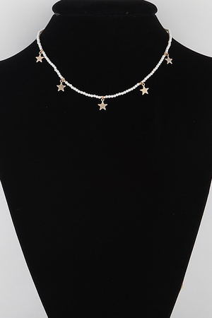 Star Charm Beaded Necklace