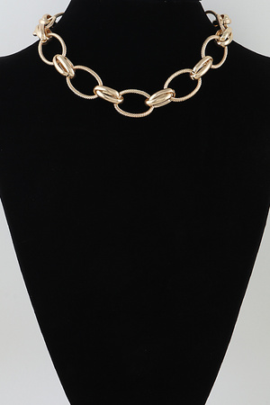Multi Twisted Link Chain Necklace