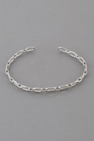 Melted Simple Chain Bracelet