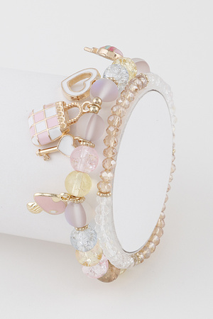 Sweet Charms Bead Bracelet