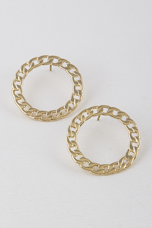 Chainlink Hoop Earrings 9EBF5