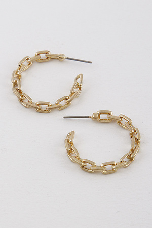 Chainlink Hoop Earring 9EBD4