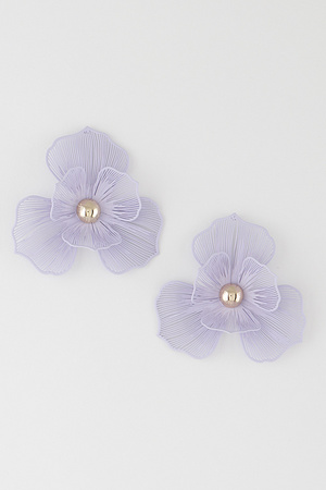 Delicate Flower Stud Earrings