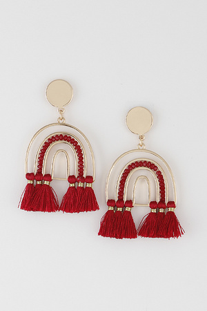 Arch Tassle Earrings