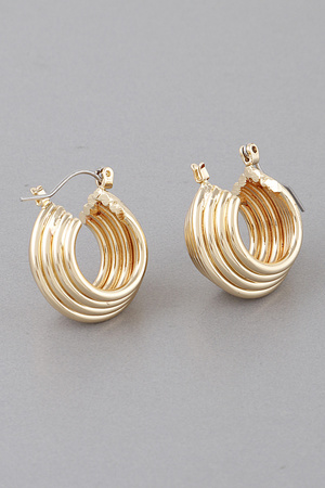 Multi Tube Hoop Earrings