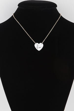 Love Heart Chain Necklace