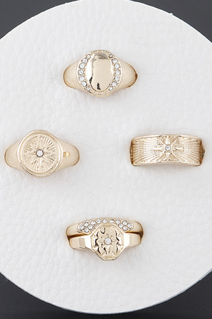 Shining Star Rings Set