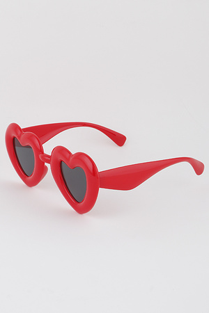 Balloon Heart Frame Sunglasses