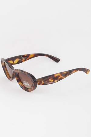 Polarized Retro Rimmed Sunglasses