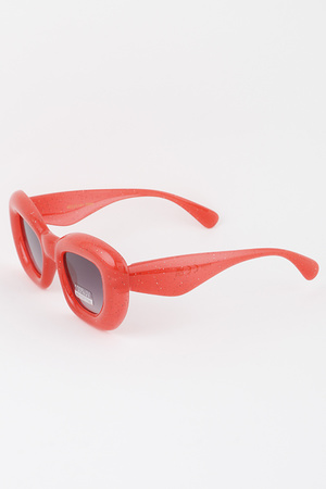 Polarized Bulky Glitter Sunglasses