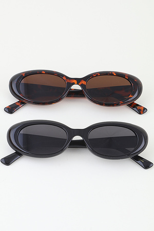 Tortoise Tinted Round Sunglasses