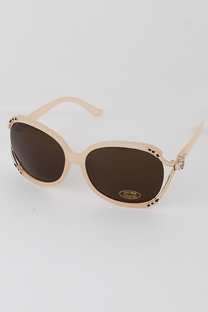Unique Side Frame Rectangular Sunglasses