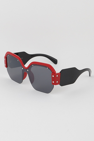 Top Lined  Square  Sunglasses