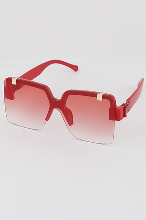 Hidden Frame Square Sunglasses