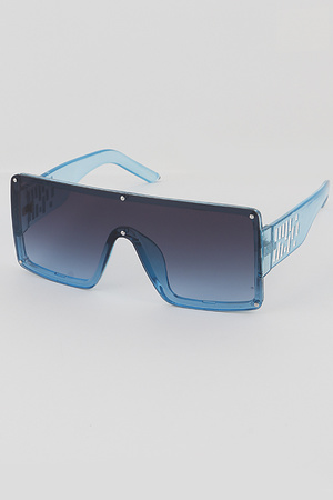 Shine On Me Shield Sunglasses