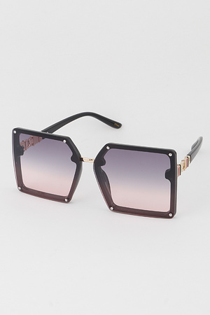 Oversized Bolt Sunglasses