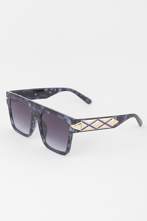 Block Metal Frame Sunglasses