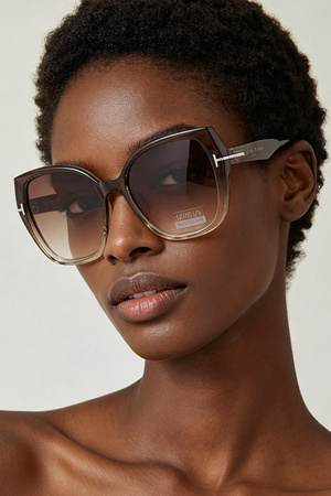 Modern Gradient Cateye Sunglasses