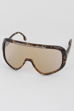 Curved Shield Sunglasses
