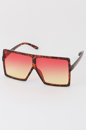 Simple Oversized Square Sunglasses