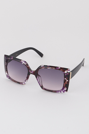 Marbled Frame Sunglasses