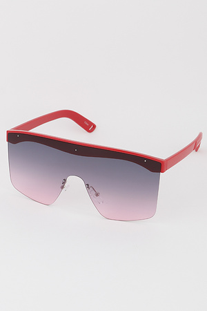 Top Lined Shield Sunglasses