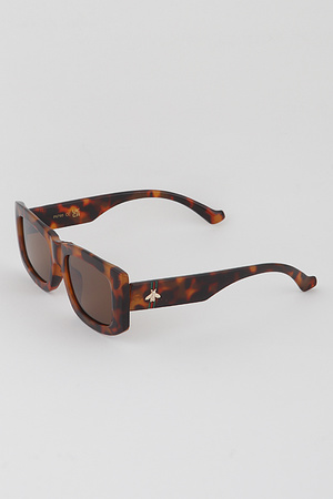 Modern Tinted Square Sunglasses
