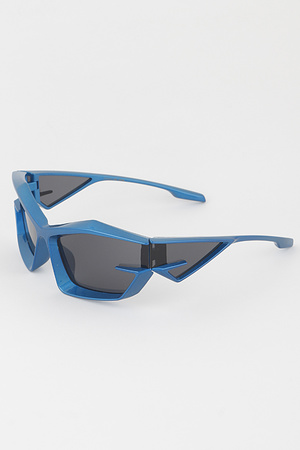 Sharp Geometric Frame Sunglasses