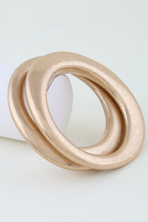 Matte Tarnished Cuff Bracelet