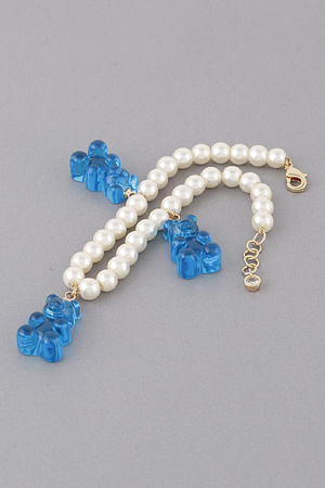 Multi Gummy Bear Charms Bracelet