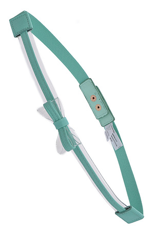 Bow Tie Clear Jelly Thin Belt