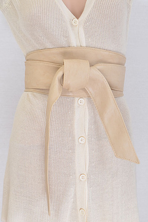 Simple Thick Bow Belt