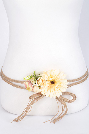 Wedding Inspired Flower Belt