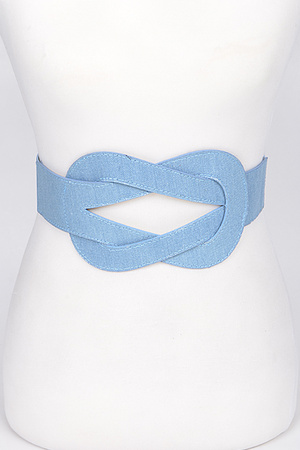Knot Design Denim Belt