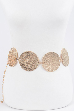 Iron Circular Plated Belt