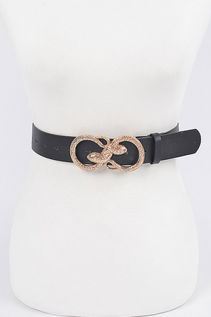 Double Snake Head Buckle Belt.