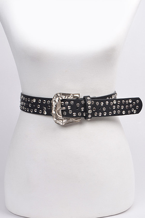 Studded Buckle Belt