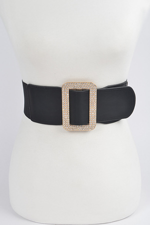Rhinestone Rectangle Belt.
