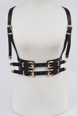 Multi Buckle Harness Belt