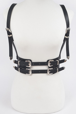 Multi Buckle Harness Belt.