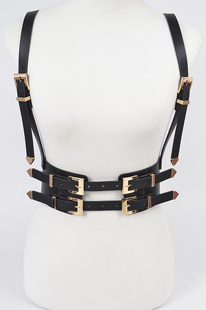 Multi Buckle Harness Belt.