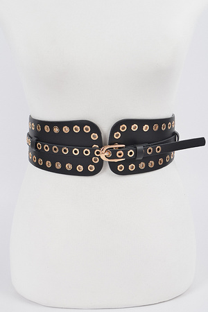 Full Eyelet Waist Belt