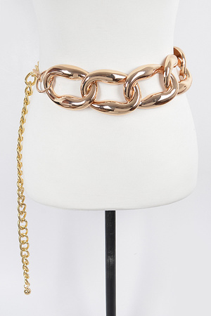 Extra Oversized Link Chain Belt.