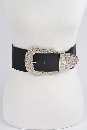 Wide Multi Metal Elastic Belt