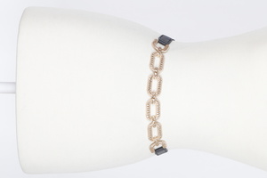 Metal Linked Buckle Elastic Belt