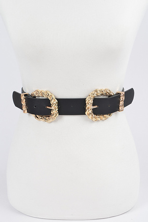 Two Buckle Waist Belt