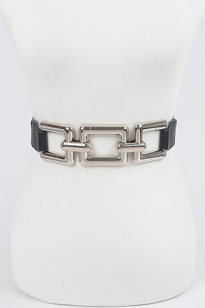Oversized Metal Stretch Belt