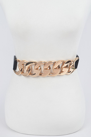 Oversized Chain Stretch Belt