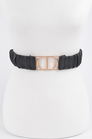 Pleated Stretch Belt