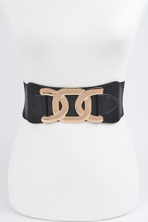 Metal Buckle Elastic Belt